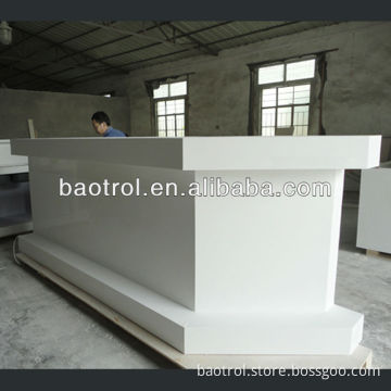 factory direct sell Solid surface company receiption desk